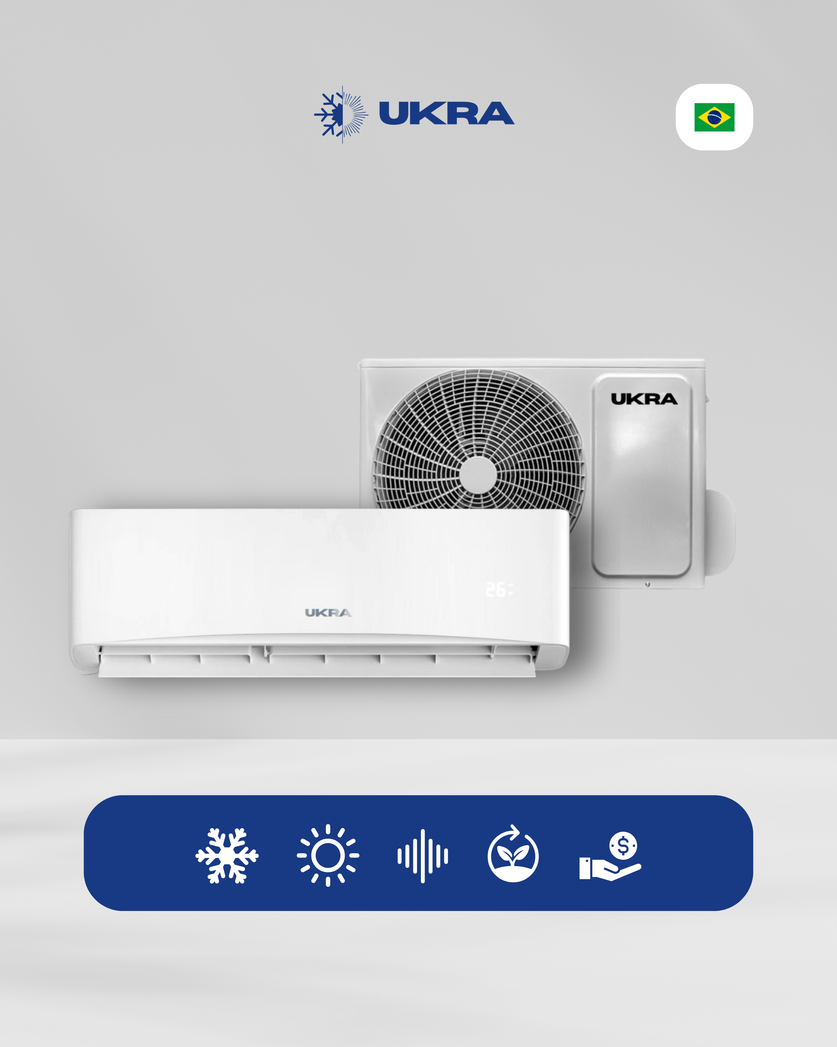 Ar-condicionado Inverter 12 mil BTU